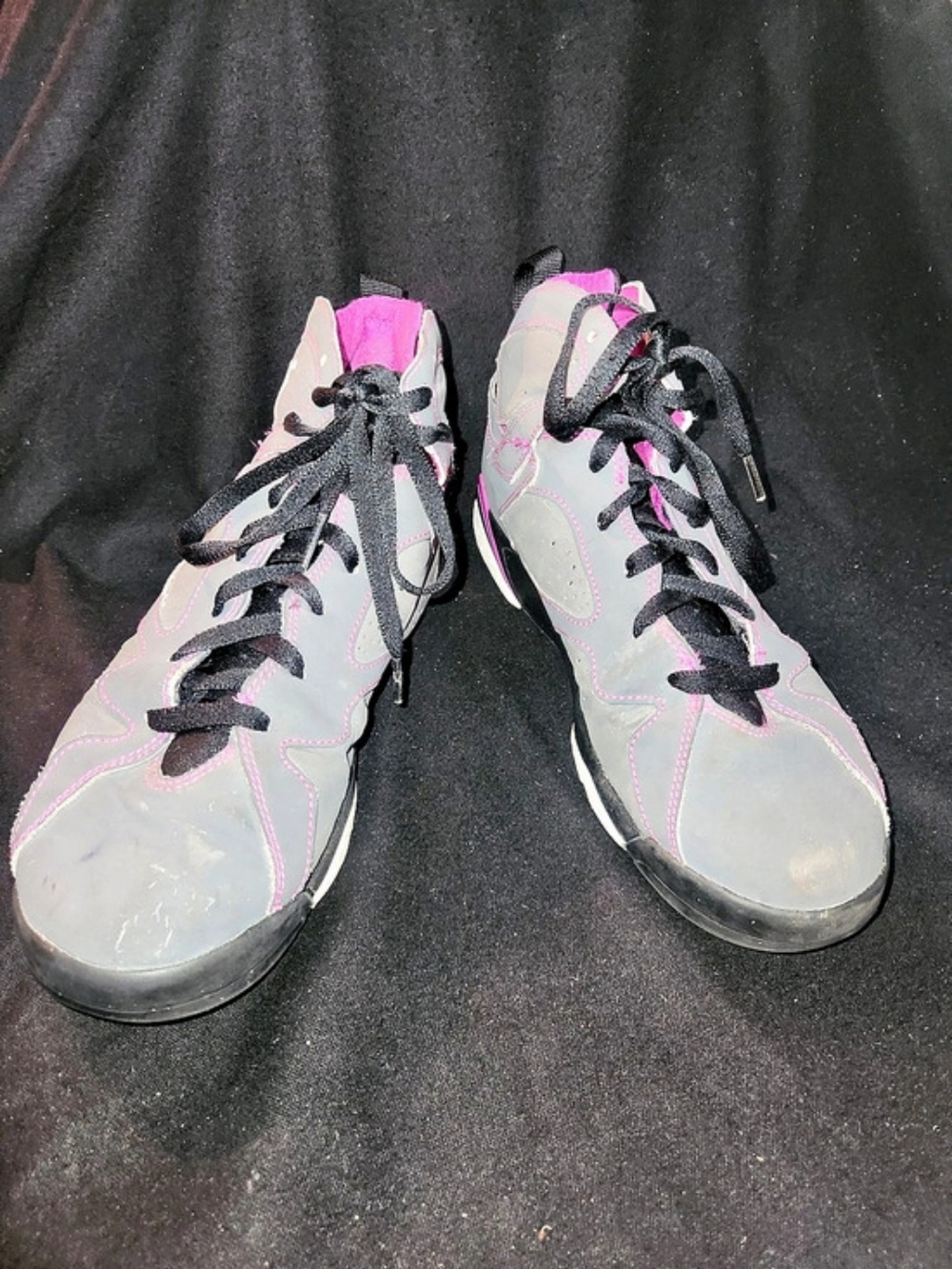 #512 Nike Air Jordan Spizike Gray & Pink Sneakers US 9Y